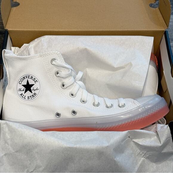 Converse Chuck Taylor Shoes Sneakers Unisex All Star CX Hi White Wild Mango NIB - Picture 7 of 15